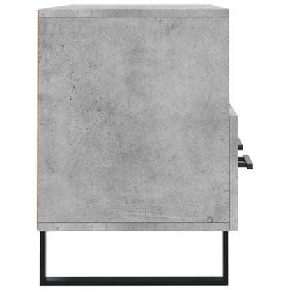 TV-Schrank Betongrau 102x36x50 cm Holzwerkstoff - Pazzar.ch