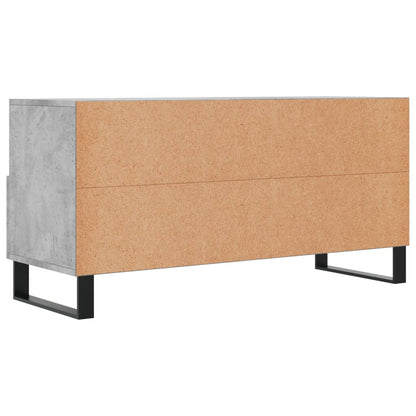 TV-Schrank Betongrau 102x36x50 cm Holzwerkstoff - Pazzar.ch