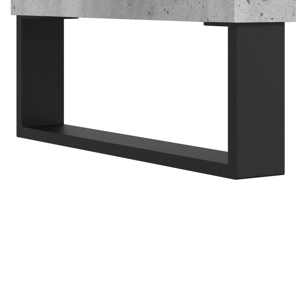 TV-Schrank Betongrau 102x36x50 cm Holzwerkstoff - Pazzar.ch