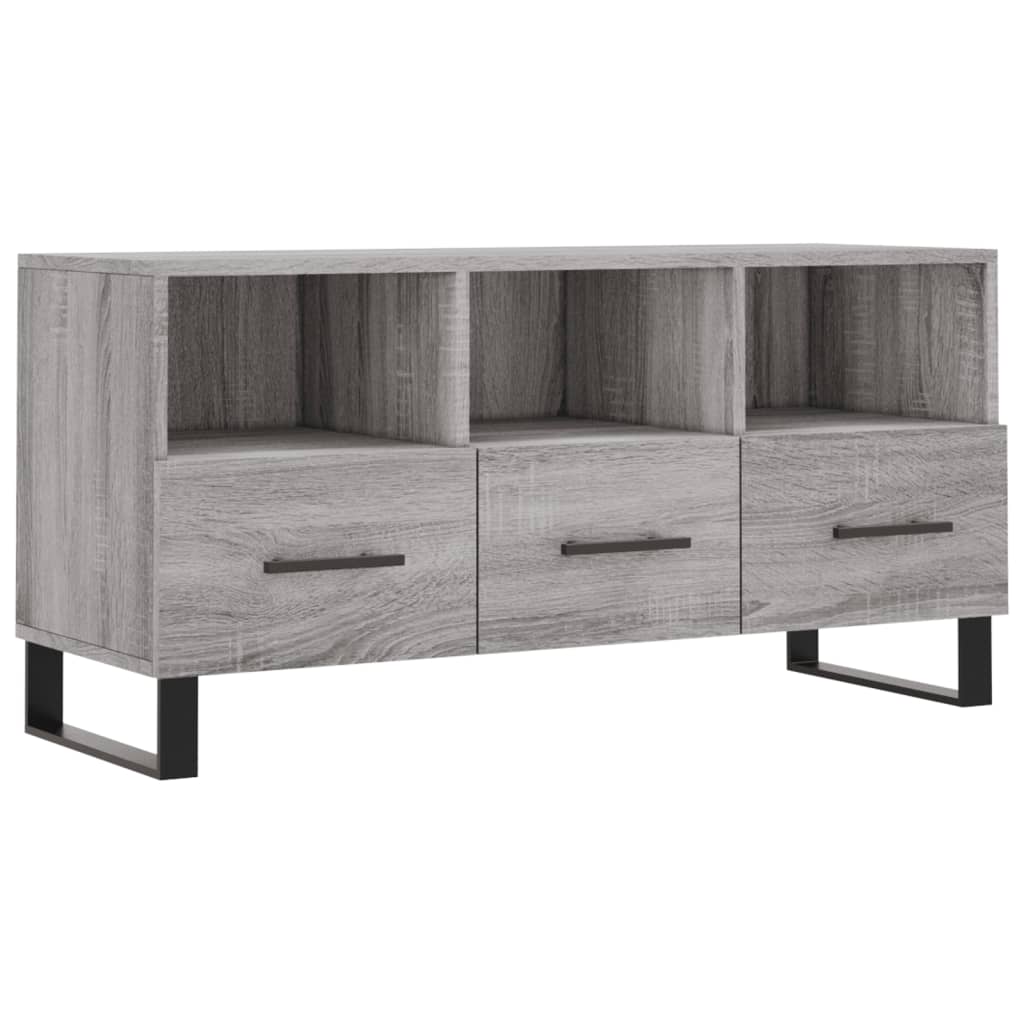 TV-Schrank Grau Sonoma 102x36x50 cm Holzwerkstoff - Pazzar.ch