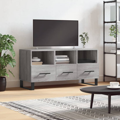 TV-Schrank Grau Sonoma 102x36x50 cm Holzwerkstoff - Pazzar.ch