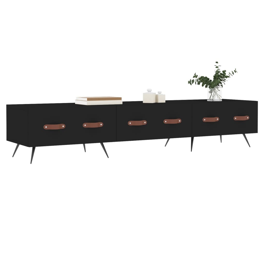 TV-Schrank Schwarz 150x36x30 cm Holzwerkstoff - Pazzar.ch