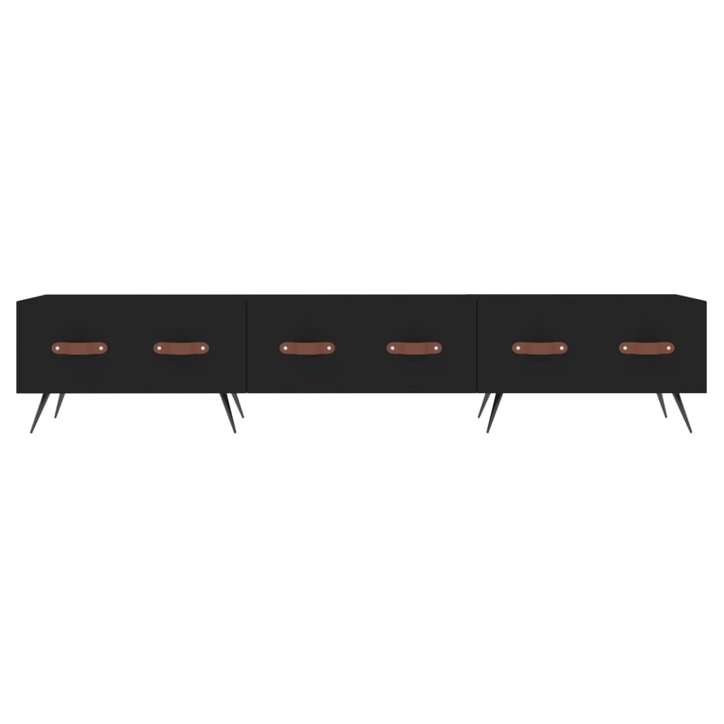 TV-Schrank Schwarz 150x36x30 cm Holzwerkstoff - Pazzar.ch