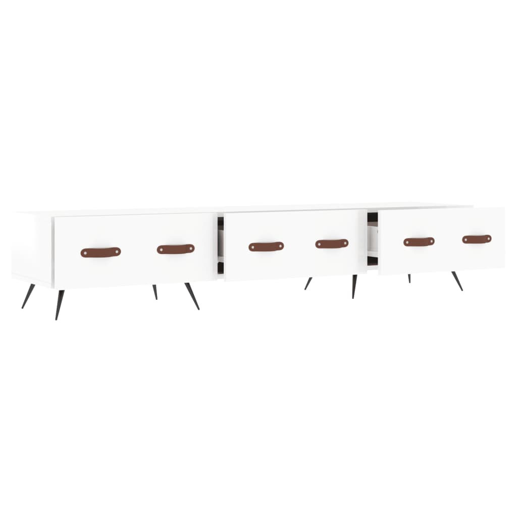 TV-Schrank Hochglanz-Weiß 150x36x30 cm Holzwerkstoff - Pazzar.ch