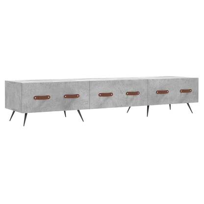 TV-Schrank Betongrau 150x36x30 cm Holzwerkstoff - Pazzar.ch
