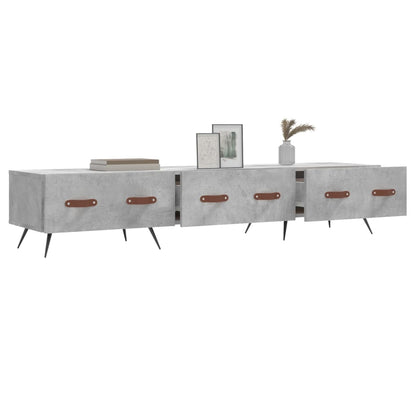 TV-Schrank Betongrau 150x36x30 cm Holzwerkstoff - Pazzar.ch