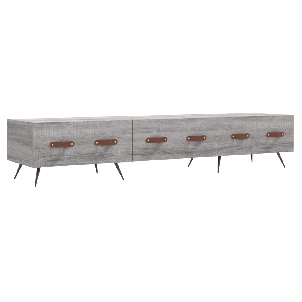 TV-Schrank Grau Sonoma 150x36x30 cm Holzwerkstoff - Pazzar.ch