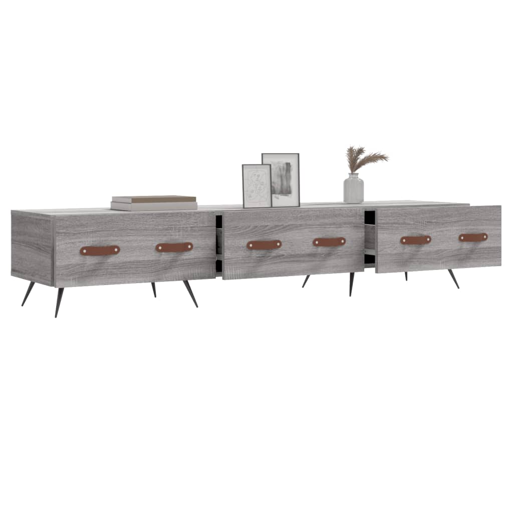 TV-Schrank Grau Sonoma 150x36x30 cm Holzwerkstoff - Pazzar.ch