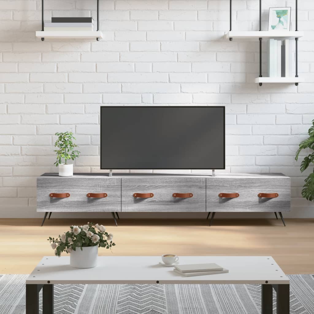TV-Schrank Grau Sonoma 150x36x30 cm Holzwerkstoff - Pazzar.ch
