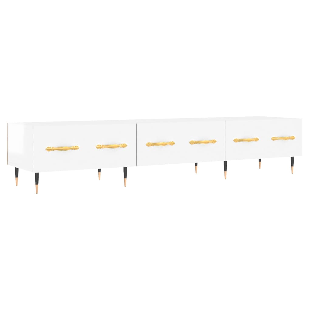 TV-Schrank Hochglanz-Weiß 150x36x30 cm Holzwerkstoff - Pazzar.ch