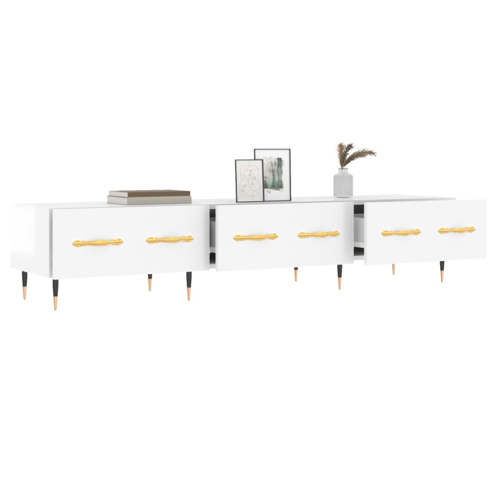 TV-Schrank Hochglanz-Weiß 150x36x30 cm Holzwerkstoff - Pazzar.ch