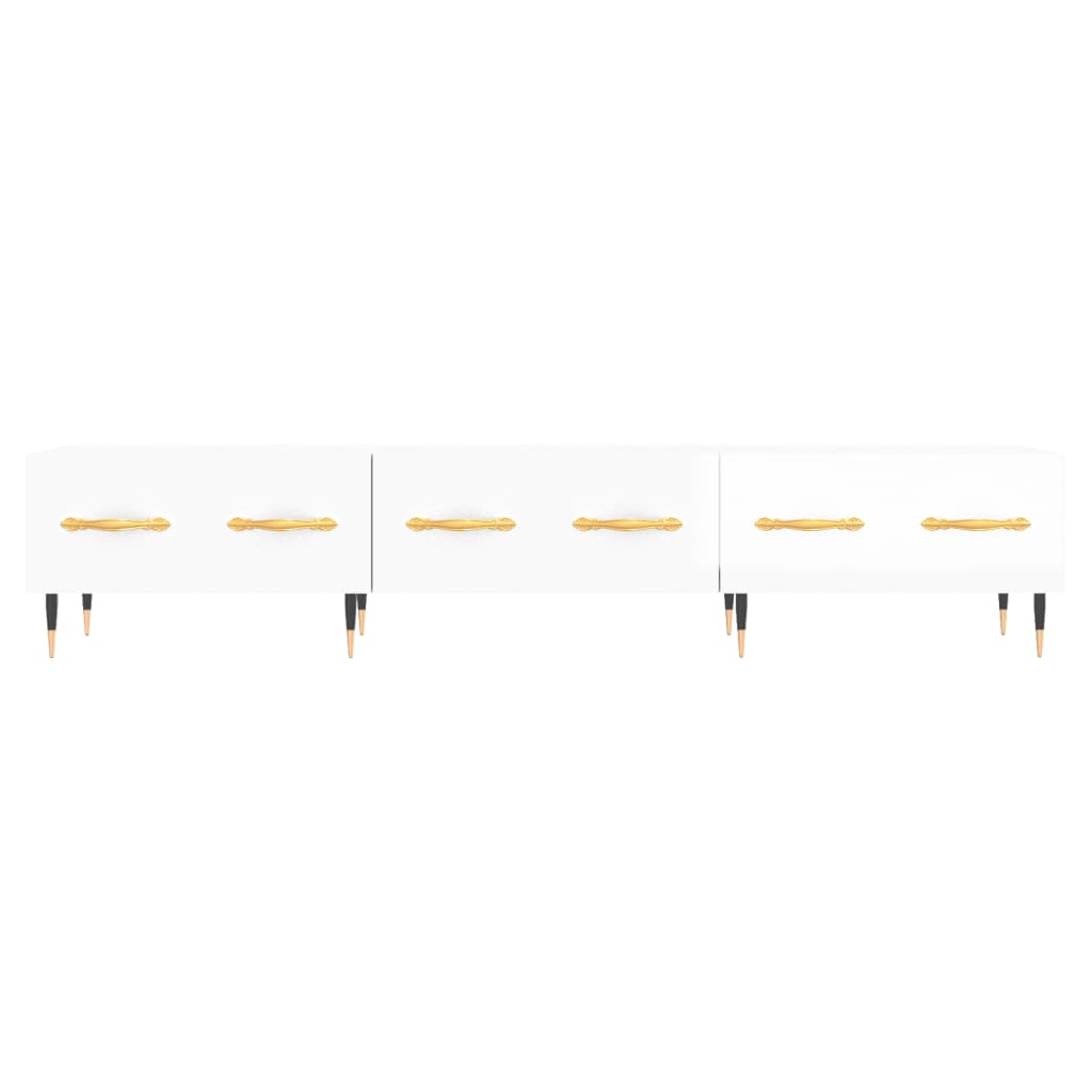 TV-Schrank Hochglanz-Weiß 150x36x30 cm Holzwerkstoff - Pazzar.ch