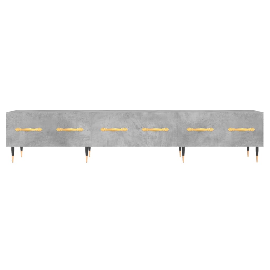 TV-Schrank Betongrau 150x36x30 cm Holzwerkstoff - Pazzar.ch