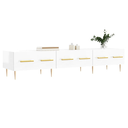 TV-Schrank Hochglanz-Weiß 150x36x30 cm Holzwerkstoff - Pazzar.ch