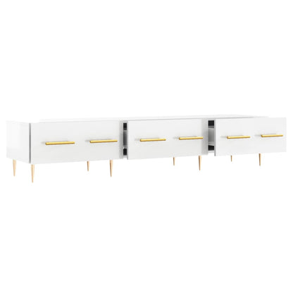 TV-Schrank Hochglanz-Weiß 150x36x30 cm Holzwerkstoff - Pazzar.ch