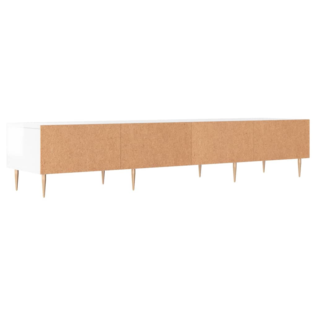 TV-Schrank Hochglanz-Weiß 150x36x30 cm Holzwerkstoff - Pazzar.ch