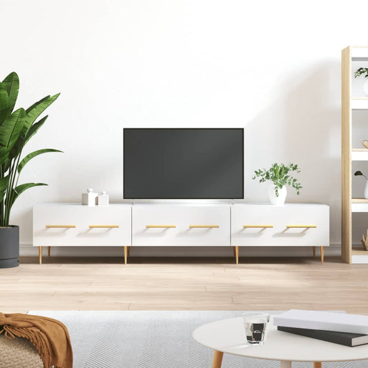 TV-Schrank Hochglanz-Weiß 150x36x30 cm Holzwerkstoff - Pazzar.ch