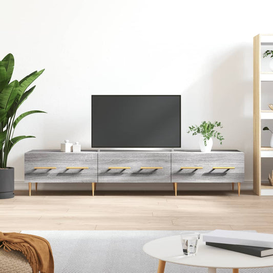 TV-Schrank Grau Sonoma 150x36x30 cm Holzwerkstoff - Pazzar.ch