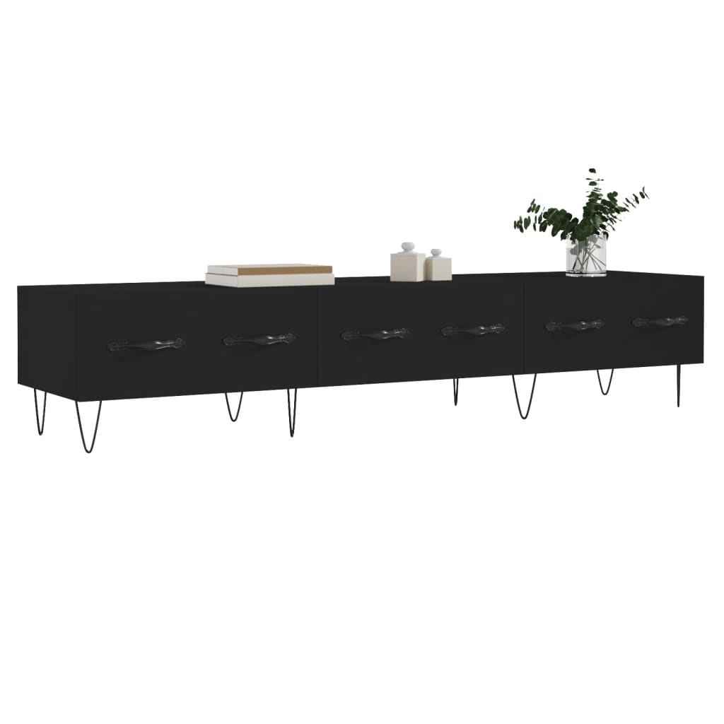 TV-Schrank Schwarz 150x36x30 cm Holzwerkstoff - Pazzar.ch