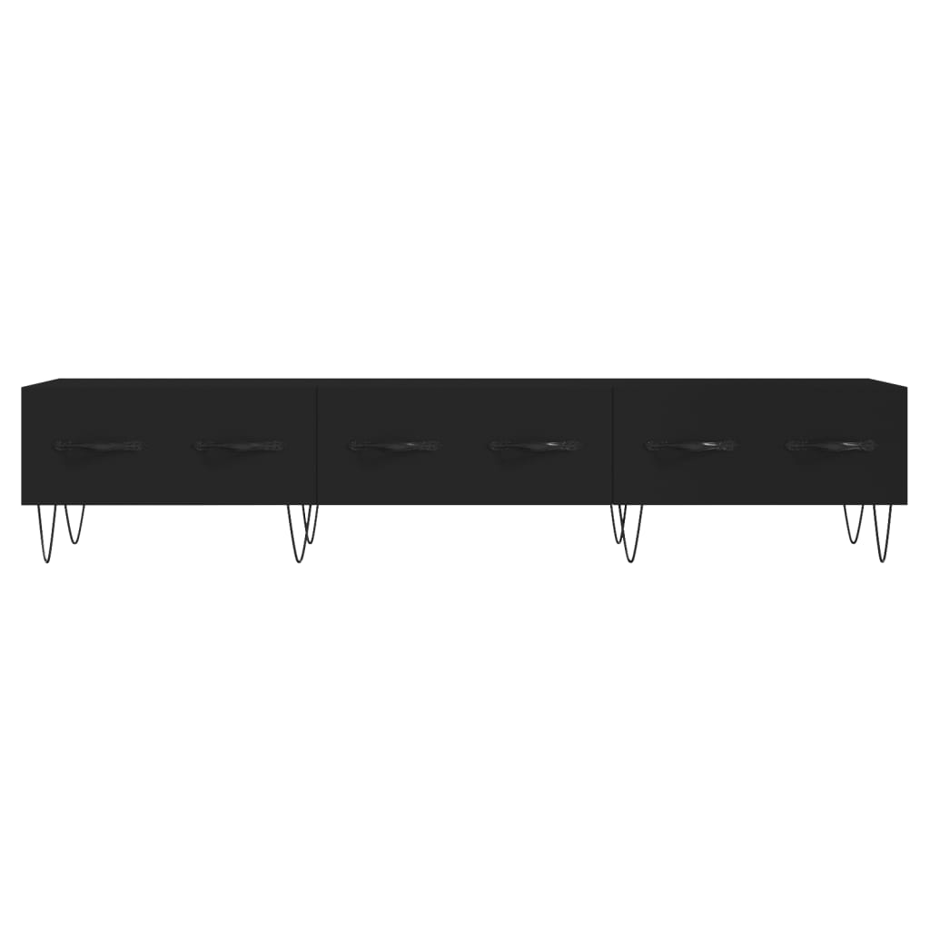 TV-Schrank Schwarz 150x36x30 cm Holzwerkstoff - Pazzar.ch