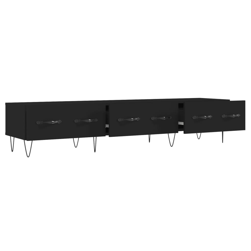 TV-Schrank Schwarz 150x36x30 cm Holzwerkstoff - Pazzar.ch