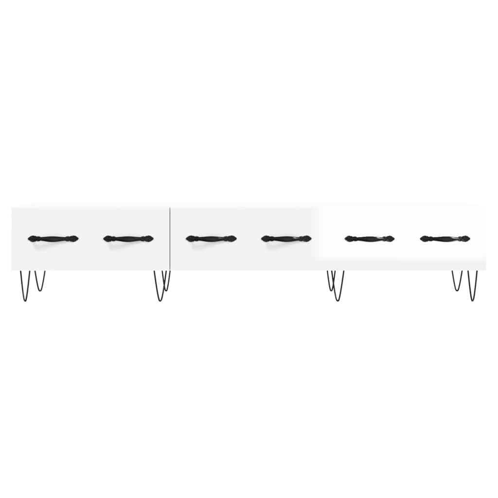 TV-Schrank Hochglanz-Weiß 150x36x30 cm Holzwerkstoff - Pazzar.ch