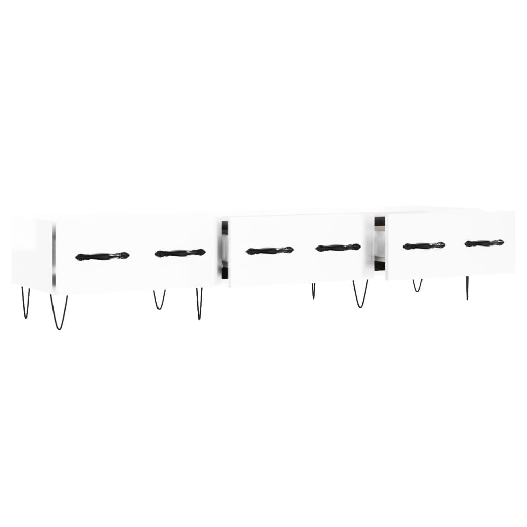 TV-Schrank Hochglanz-Weiß 150x36x30 cm Holzwerkstoff - Pazzar.ch