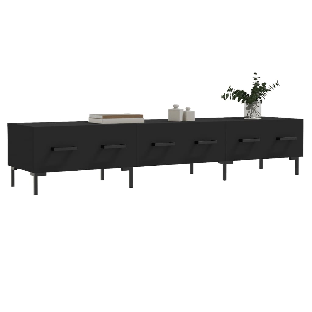 TV-Schrank Schwarz 150x36x30 cm Holzwerkstoff - Pazzar.ch