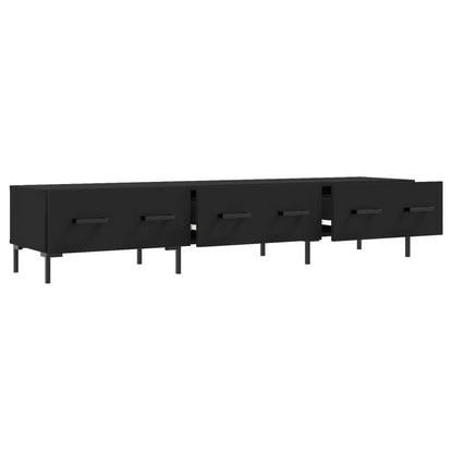 TV-Schrank Schwarz 150x36x30 cm Holzwerkstoff - Pazzar.ch
