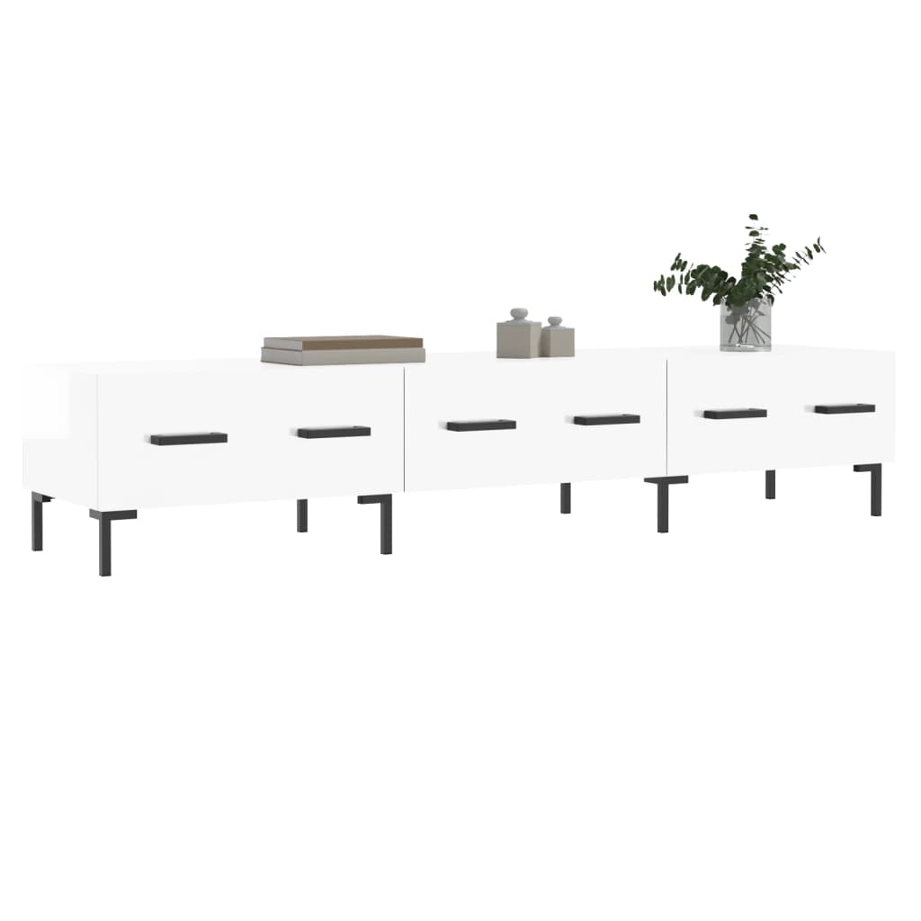 TV-Schrank Hochglanz-Weiß 150x36x30 cm Holzwerkstoff - Pazzar.ch