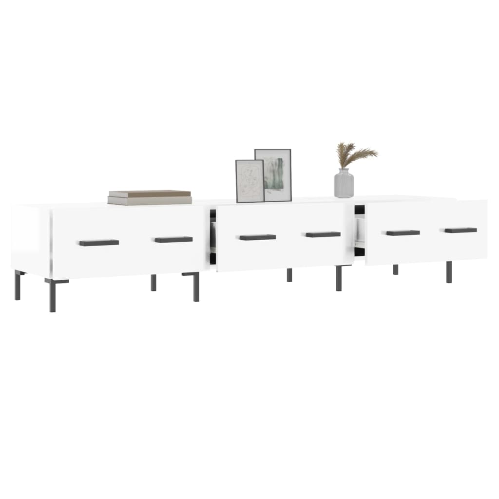 TV-Schrank Hochglanz-Weiß 150x36x30 cm Holzwerkstoff - Pazzar.ch
