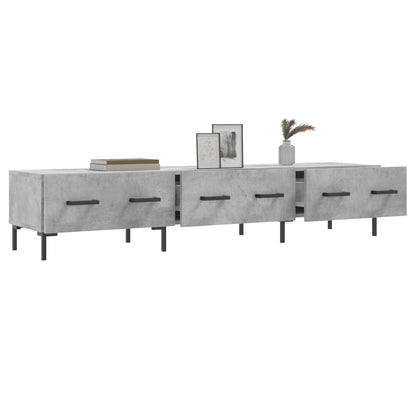 TV-Schrank Betongrau 150x36x30 cm Holzwerkstoff - Pazzar.ch
