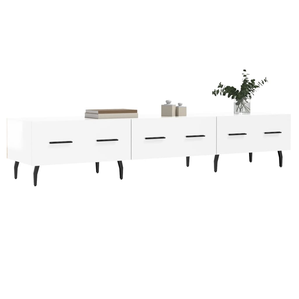 TV-Schrank Hochglanz-Weiß 150x36x30 cm Holzwerkstoff - Pazzar.ch