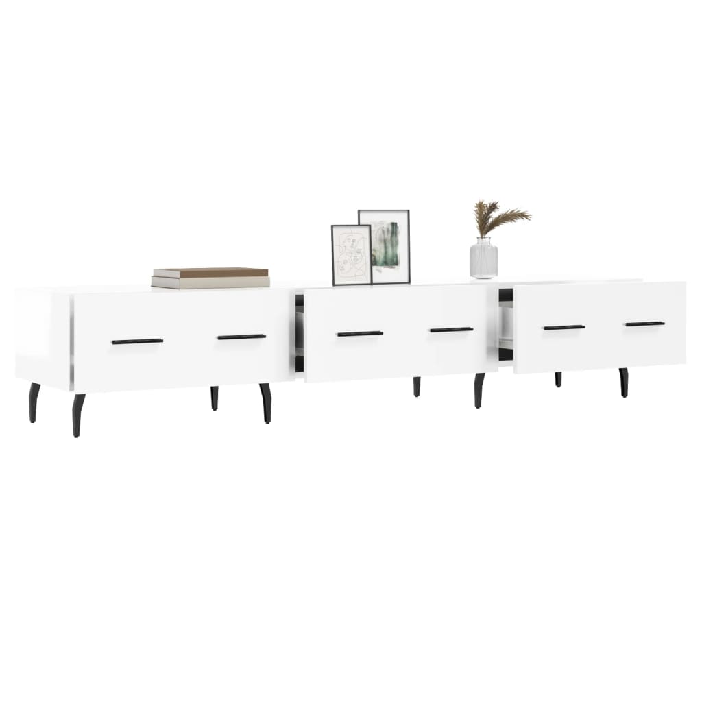 TV-Schrank Hochglanz-Weiß 150x36x30 cm Holzwerkstoff - Pazzar.ch