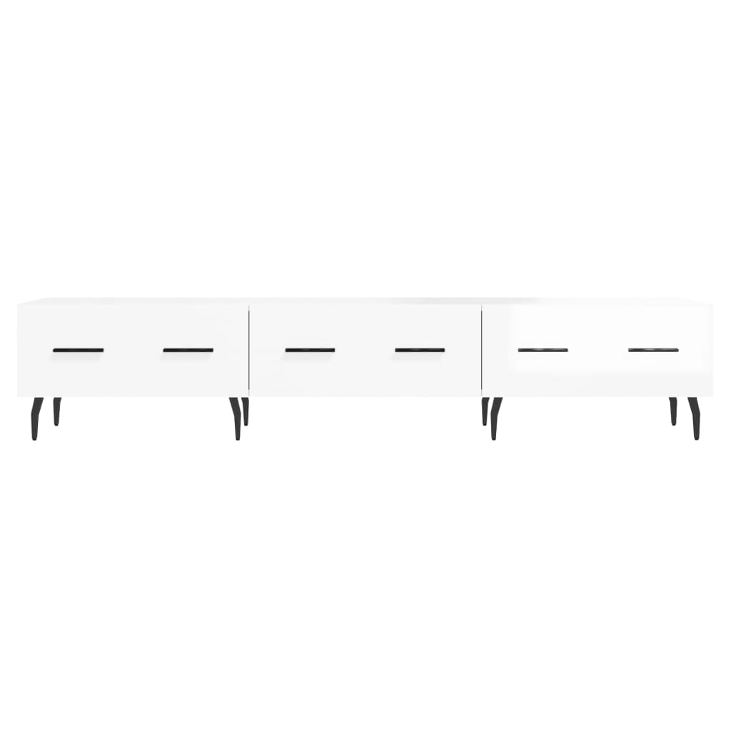 TV-Schrank Hochglanz-Weiß 150x36x30 cm Holzwerkstoff - Pazzar.ch