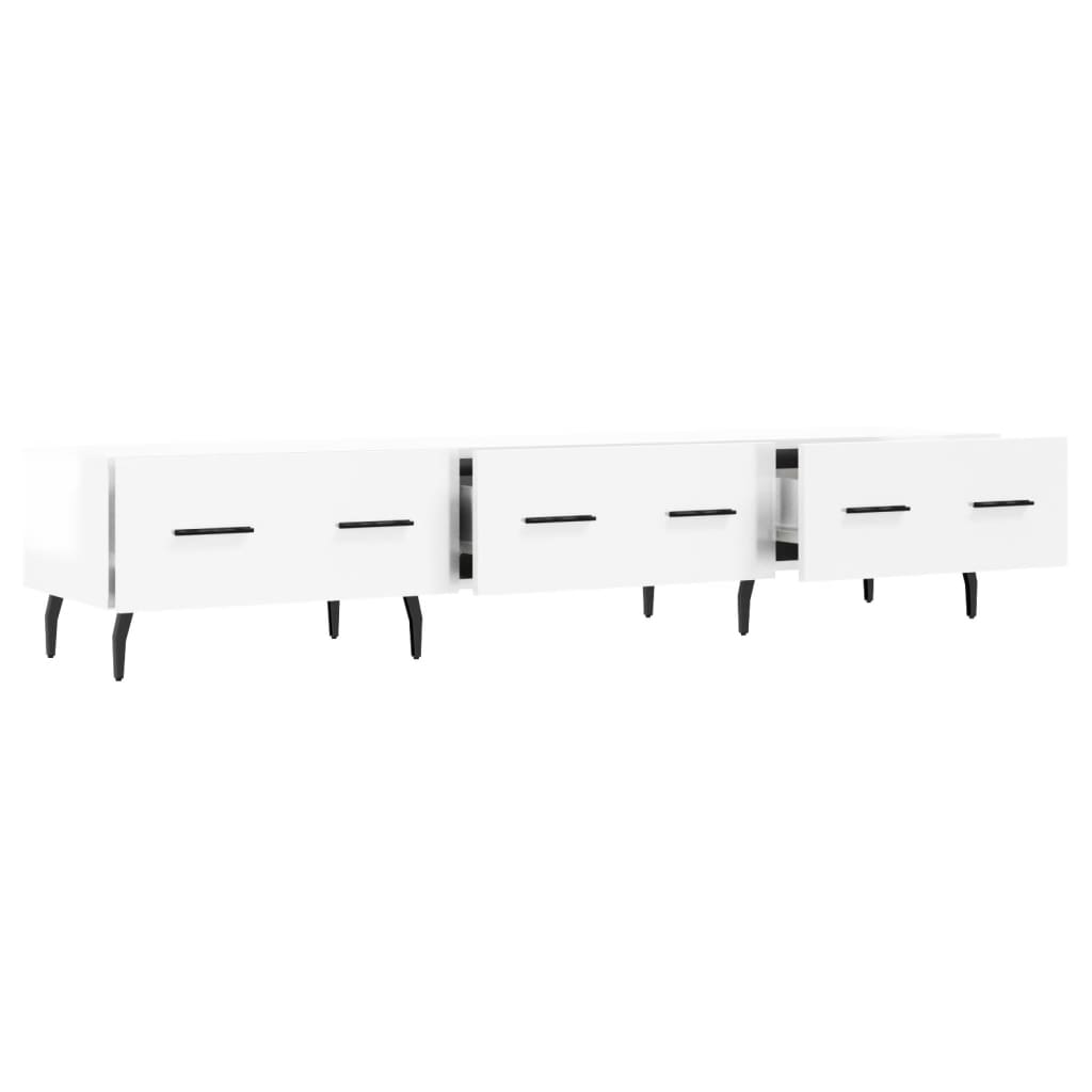 TV-Schrank Hochglanz-Weiß 150x36x30 cm Holzwerkstoff - Pazzar.ch