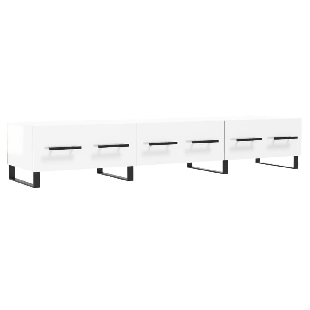 TV-Schrank Hochglanz-Weiß 150x36x30 cm Holzwerkstoff - Pazzar.ch
