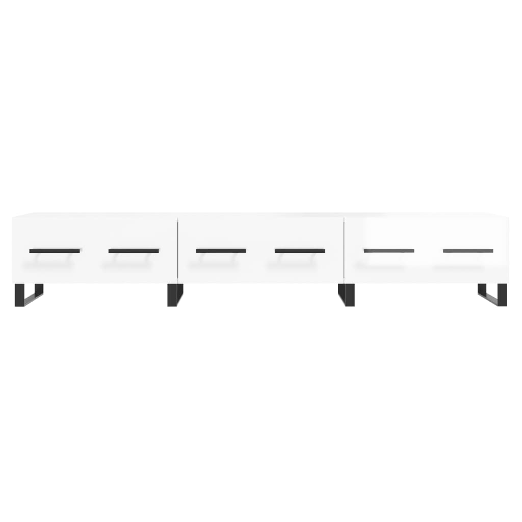 TV-Schrank Hochglanz-Weiß 150x36x30 cm Holzwerkstoff - Pazzar.ch