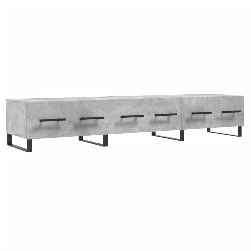 TV-Schrank Betongrau 150x36x30 cm Holzwerkstoff - Pazzar.ch
