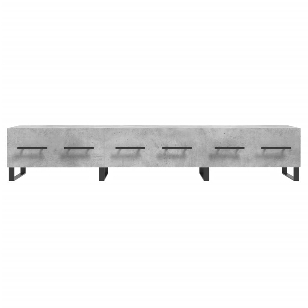 TV-Schrank Betongrau 150x36x30 cm Holzwerkstoff - Pazzar.ch