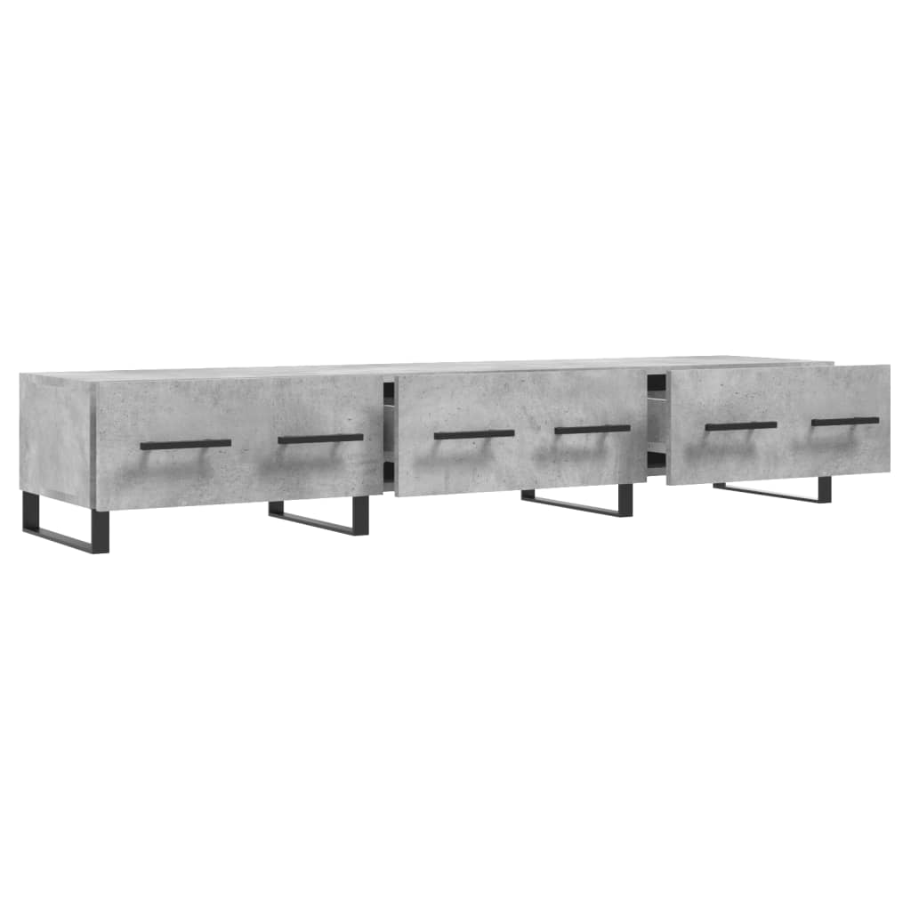 TV-Schrank Betongrau 150x36x30 cm Holzwerkstoff - Pazzar.ch