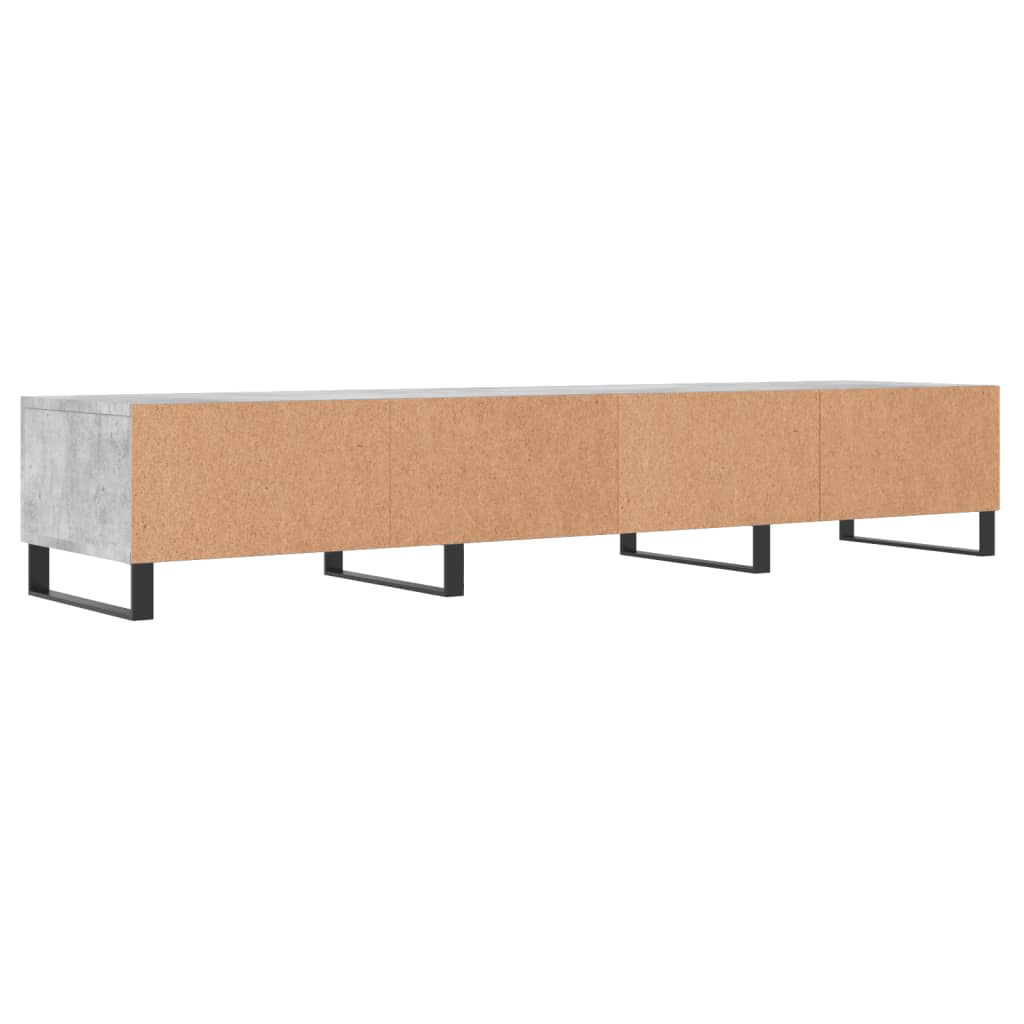 TV-Schrank Betongrau 150x36x30 cm Holzwerkstoff - Pazzar.ch