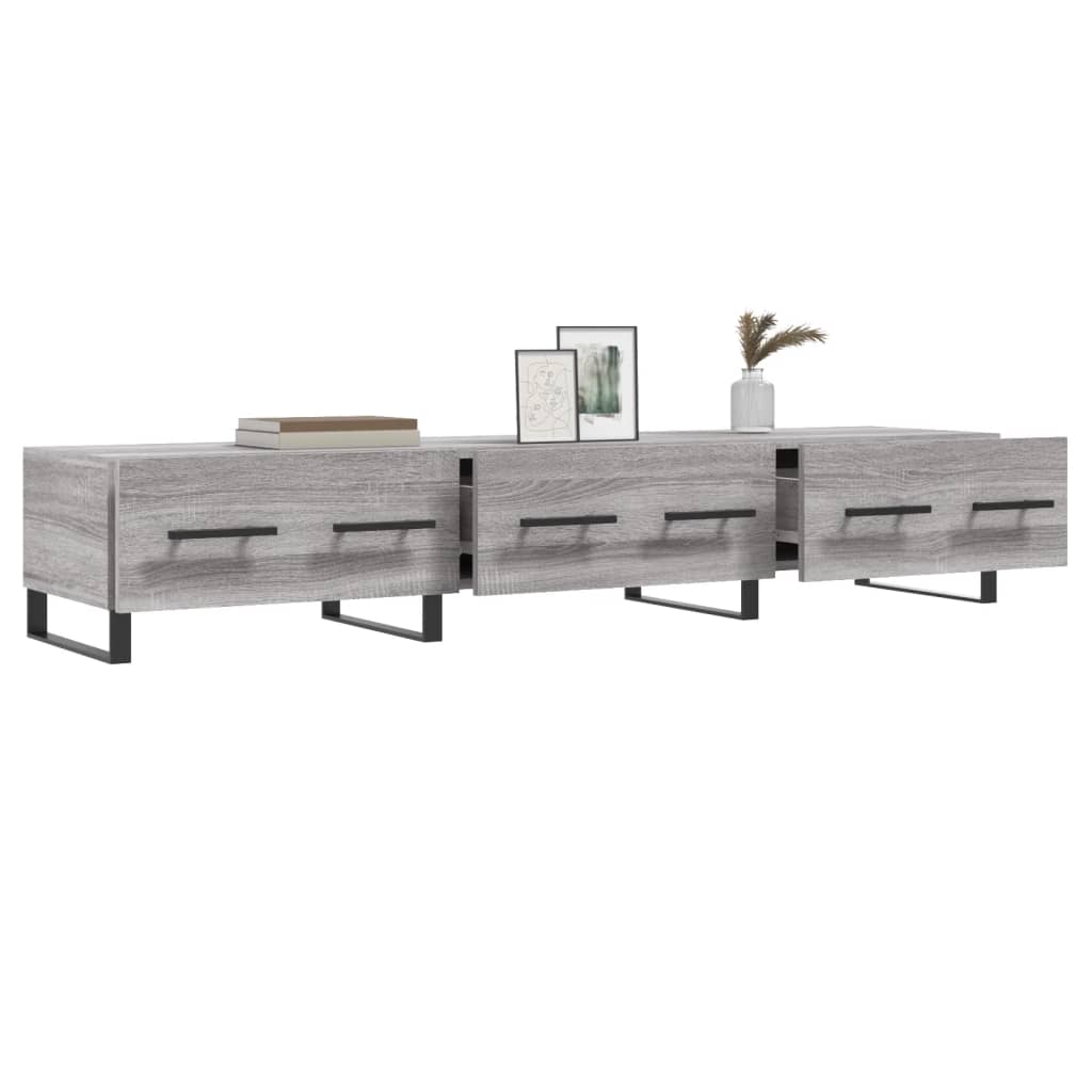 TV-Schrank Grau Sonoma 150x36x30 cm Holzwerkstoff - Pazzar.ch