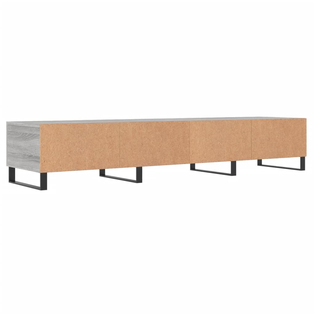 TV-Schrank Grau Sonoma 150x36x30 cm Holzwerkstoff - Pazzar.ch