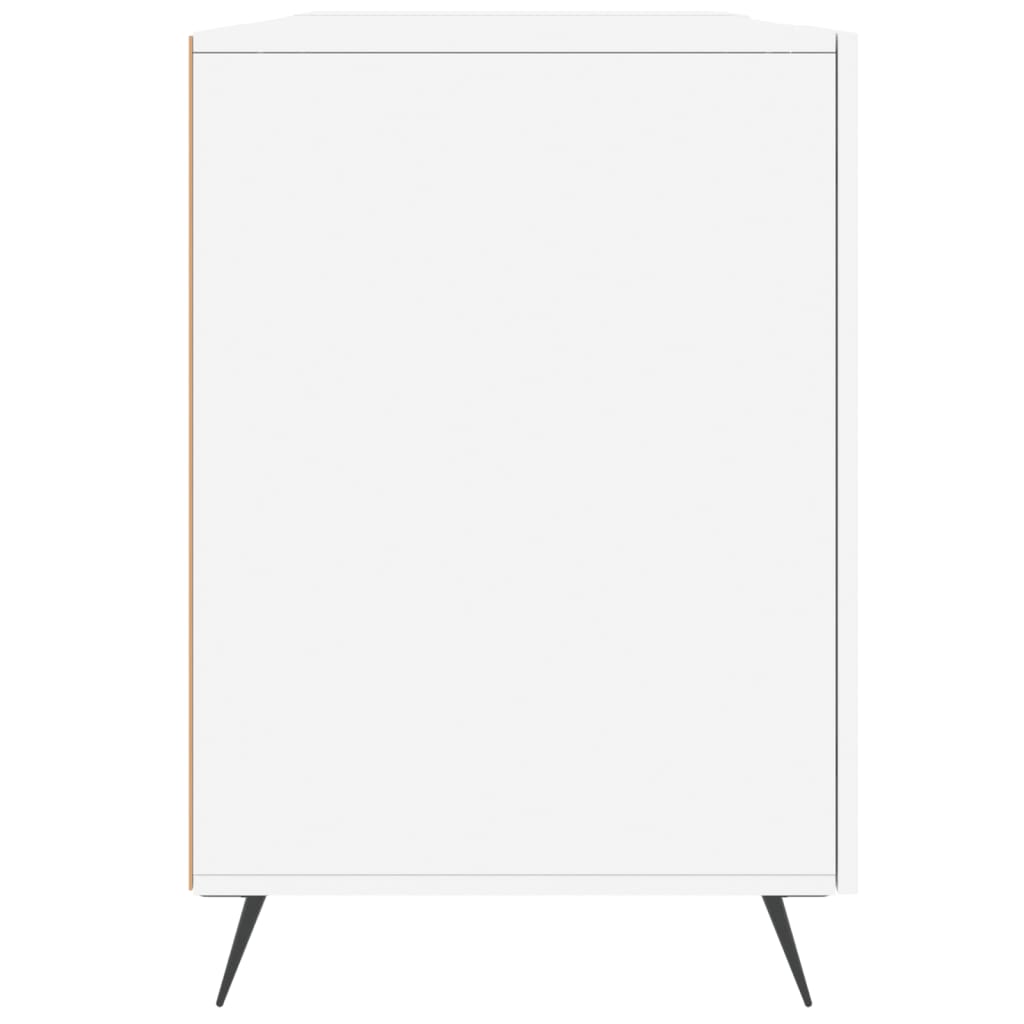 Schreibtisch Weiß 140x50x75 cm Holzwerkstoff - Pazzar.ch
