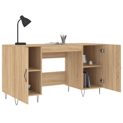 Schreibtisch Sonoma-Eiche 140x50x75 cm Holzwerkstoff - Pazzar.ch