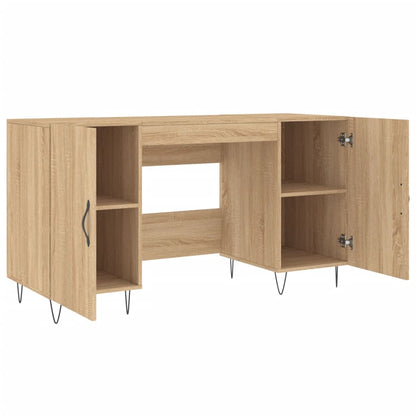 Schreibtisch Sonoma-Eiche 140x50x75 cm Holzwerkstoff - Pazzar.ch