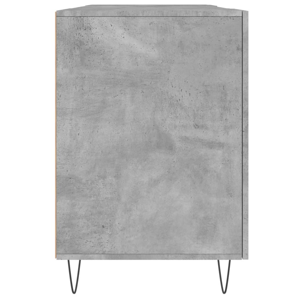 Schreibtisch Betongrau 140x50x75 cm Holzwerkstoff - Pazzar.ch