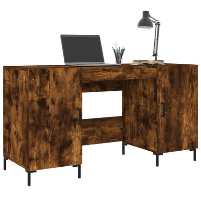 Schreibtisch Räuchereiche 140x50x75 cm Holzwerkstoff - Pazzar.ch