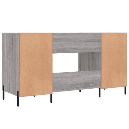 Schreibtisch Grau Sonoma 140x50x75 cm Holzwerkstoff - Pazzar.ch